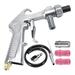OOKWE Sand Blaster Gun Kit Practical Sandblaster w/ Hose Nozzle Tip Abrasive Tool for Abrasive Media Sand Glass Pneumatic Tool