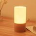 LONRISWAY Small LED Wood Table Lamp Bedroom Bedside Night Light Dimmable Led Lighting Creative Ho