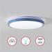 Modern Round LED Ceiling Light Fixture Flush Mount Lighting 6500K Daylight White Energy-Saving with 30 000 Hour Lifetime for Residential and Commercial Space 15.5 Blue Set of 2