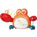 Lieonvis Crab Music and Stories Toy Multifunctional Crab Music Story Machine Toy ABS Children s Early Educational Stories Toy Light Music Crab Learning Machine Toys for Babies Toddlers Kids
