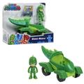 PJ Masks Gekko & Gekko Mobile 2-Piece Articulated Action Figure and Vehicle Set Green by Just Play