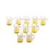 Qyiloy 10Pcs 1:12 dollhouse miniature kitchen beer glass food drink cups mug bar decor