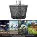 Basket for Bike Bike Wire Basket Detachable Front Bike Basket Universal Bike Basket Storage Rack for Ebike Road Bicycle Accessories