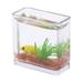 Kripyery Goldfish Bowl Model Realistic Decorative Ornament Miniature Glass Fish Tank for Dollhouse Photo Props Miniature Scenes