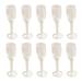 Kripyery 10Pcs 1:12 Miniature Glass Realistic Home Decoration DIY Parts - Mini Cola Wine Beer Cup Dollhouse Miniature Wine Glass - Kids Xmas Gift