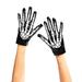 Women's Pleather Skeleton Gloves