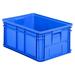 SSI SCHAEFER 1461.261912BL1 Straight Wall Container, Blue, Polyethylene, 25 5/8