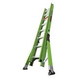 LITTLE GIANT LADDERS 17216 Fiberglass Extension Ladder, 375 lb Load Capacity