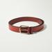 Lucky Brand Men's Burnished Leather Belt - Men's Accessories Belts in Medium Brown, Size 40