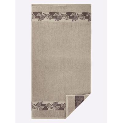 Handtuch WÄSCHEPUR Gr. 2, beige (sesam), B:70cm L:140cm, 100% Baumwolle, Handtücher (Packung) Image