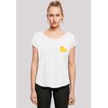 T-Shirt F4NT4STIC "Yellow Rubber Duck LONG" Gr. 5XL, weiß Damen Shirts Jersey
