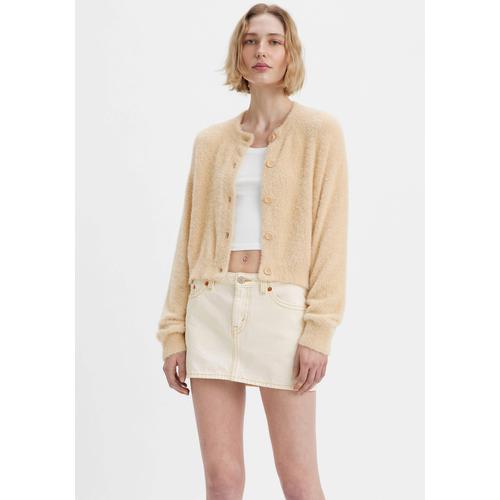 „Strickjacke LEVI’S „“CAT““ Gr. M (38), beige (marzipan) Damen Strickjacken kurze“