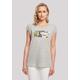 T-Shirt F4NT4STIC "Star Wars Character Logo" Gr. XL, grau (heather grey) Damen Shirts Jersey