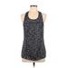 Nicole Miller New York Active Tank Top: Black Activewear - Women's Size Medium