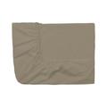 Essix Home Collection Percale Fitted Sheet, 80 threads, taupe, 160 x 200 cm