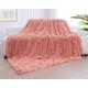 KANKAEU Fluffy Blanket 200x220 cm, Ultra Soft Faux Fur Throw Blanket, Pink Colour Throws for Sofas, Cozy and Warm Fluffy Throw, Wool Blanket, Sofa Blanket, Bedspread