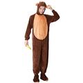 Bianriche Monkey Costumes Fancy Dress Outfit Dressing up Adults Performance Clothes for Party Halloween Cosplay Role Play,M