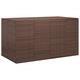 TECHPO Furniture Set-Garden Cushion Box PE Rattan 194x100x103 cm Brown