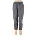 Point Sur Casual Pants - High Rise Culottes Cropped: Gray Bottoms - Women's Size 10