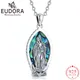 Eudora – collier en argent Sterling 925 vierge marie patrône pendentif religieux en coquille