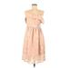 Cupcakes & Cashmere Cocktail Dress: Pink Dresses - Women's Size 8