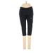 Nike Active Pants - Mid/Reg Rise Skinny Leg Cropped: Black Activewear - Women's Size Small