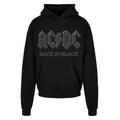 Kapuzenpullover F4NT4STIC "PLUS SIZE ACDC Back in Black" Gr. 5XL, schwarz Herren Pullover Kapuzenpullover