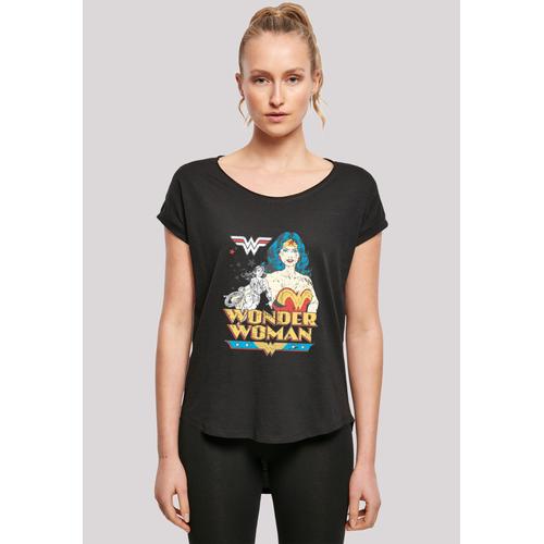 „T-Shirt F4NT4STIC „“DC Comics Superhelden Wonder Woman Posing““ Gr. XXL, schwarz Damen Shirts Jersey Print“