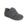 Hausschuh MOLS "Heiris", Gr. 22, grau (dunkelgrau, meliert), Synthetik, casual, Schuhe, in trendiger Filzoptik