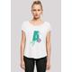 T-Shirt F4NT4STIC "Disney Alphabet A Is For Arielle die Meerjungfrau" Gr. 5XL, weiß Damen Shirts Jersey