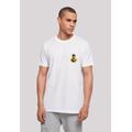T-Shirt F4NT4STIC "Rubber Duck Captain TEE UNISEX" Gr. M, weiß Herren Shirts T-Shirts