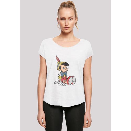 "T-Shirt F4NT4STIC ""Pinocchio Classic Pinocchio"" Gr. 4XL, weiß Damen Shirts Jersey"
