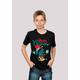 T-Shirt F4NT4STIC "Arielle die Meerjungfrau Weihnachten" Gr. 146/152, schwarz Mädchen Shirts T-Shirts