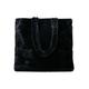 Umhängetasche URBAN CLASSICS "Unisex Fake Fur Tote Bag" Gr. one size, schwarz (black) Damen Taschen Handtaschen