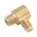 Anderson Metals 714049-0604 Brass Flare Elbow Lead Free 3/8 x 1/4 In. MIP - Quantity 10