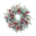 Pine Berry Cone Wreath 27"D - Green, Brown - 27 x 5.5 x 27