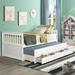 Captain's Bed Twin Daybed with Trundle and Storage Drawers - Perfect for Kids' and Guest Bedrooms - Easy Assembly