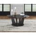 Signature Design by Ashley Chasinfield Dark Brown Coffee Table - 43"W x 43"D x 17"H