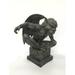 17.25" Sitting Gargoyle Outdoor Garden Statue