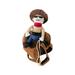 HHei_K Pet Costume Dog Costume Halloween Pet Costume Set Cowboy Rider Style With Doll And Hat Dog Cat Funny Clothes Pet Costume