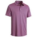 Mens Golf Shirts Moisture Wicking Dry Fit Short Sleeve Performance Sport Stripe Golf Polo Shirts for Men