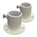 Blue Wave NE1228PR Aluminum Deck Flanges for Above Ground Pool Ladder Pair 3.5 x 3.5 x 2.5 inches