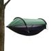 AIXING Outdoor Hammock Swing Anti-rollover Outdoor Hammock Bed Load Bear 440lb Sun Protection Camp Outdoor Swing Chair Tent Hammock For Protective Mesh well-suited