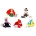 Disney Bean Bag Plush - SET OF 5 The Little Mermaid (ARIEL FLOUNDER URSULA ERIC SEBASTIAN)