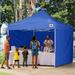 ABCCANOPY Commercial Instant Shade Metal Pop-Up Canopy - 10ftx10ft Blue