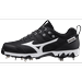 Mizuno 9-Spike Swift 7 Low Women s Metal Softball Cleat Size 5.5 Black-White (9000)