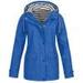 HAXMNOU Jackets For Women Plus Jacket Outdoor Windproof Hooded Solid Waterproof Women Coat Rain Raincoat Women s Coat Womens Windbreaker Rain Jacket Women Blue XL