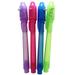 Eummy 4pcs Dazzling Pen 2-in-1 Luminous Ink Pen w/ UV Light for Checking Money Disappearing Ink Pen Writing Secret Message Invisible Drawing Ink Pen Battery Operated Luminous Ink Marker for Christma