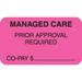 - File Folder Chart Labels MAP1300 Managed Care Insurance Providers Stickers Fluorescent Pink/Black 1-1/2 x 7/8 250 per Box