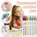 Colors Washable Watercolor Children 8 Pen 5ml Set Marker Painting Drawing Pen Office Stationery